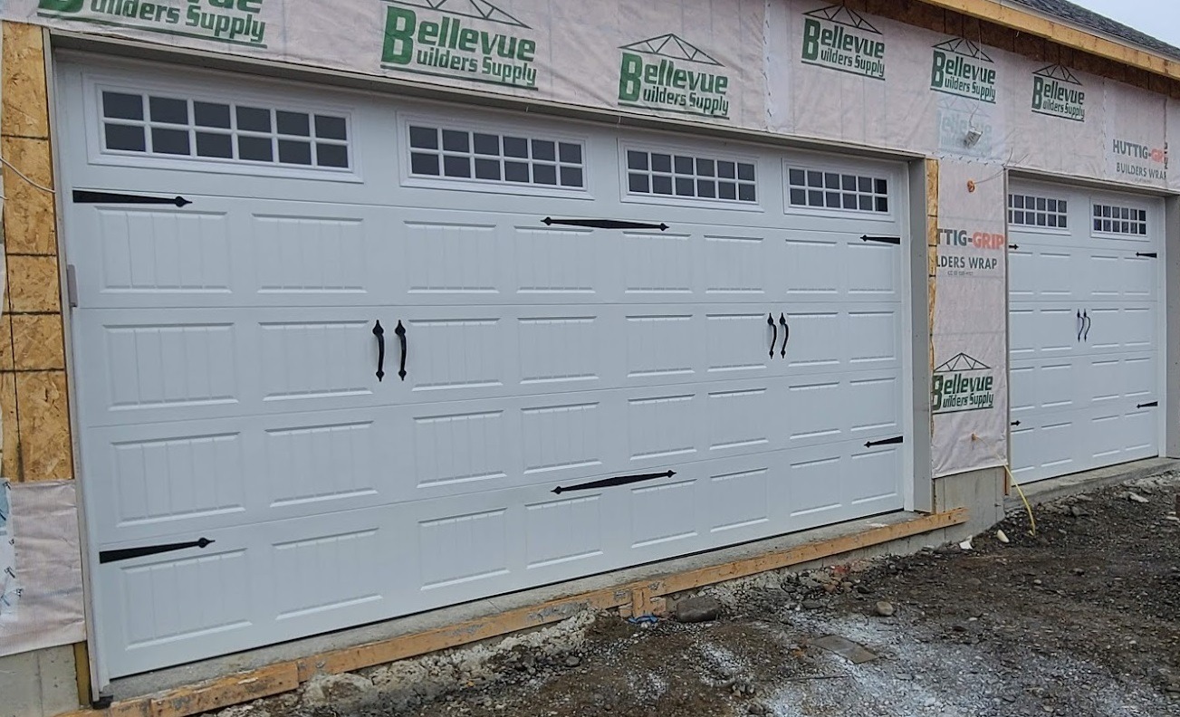 New Construction Garage Doors