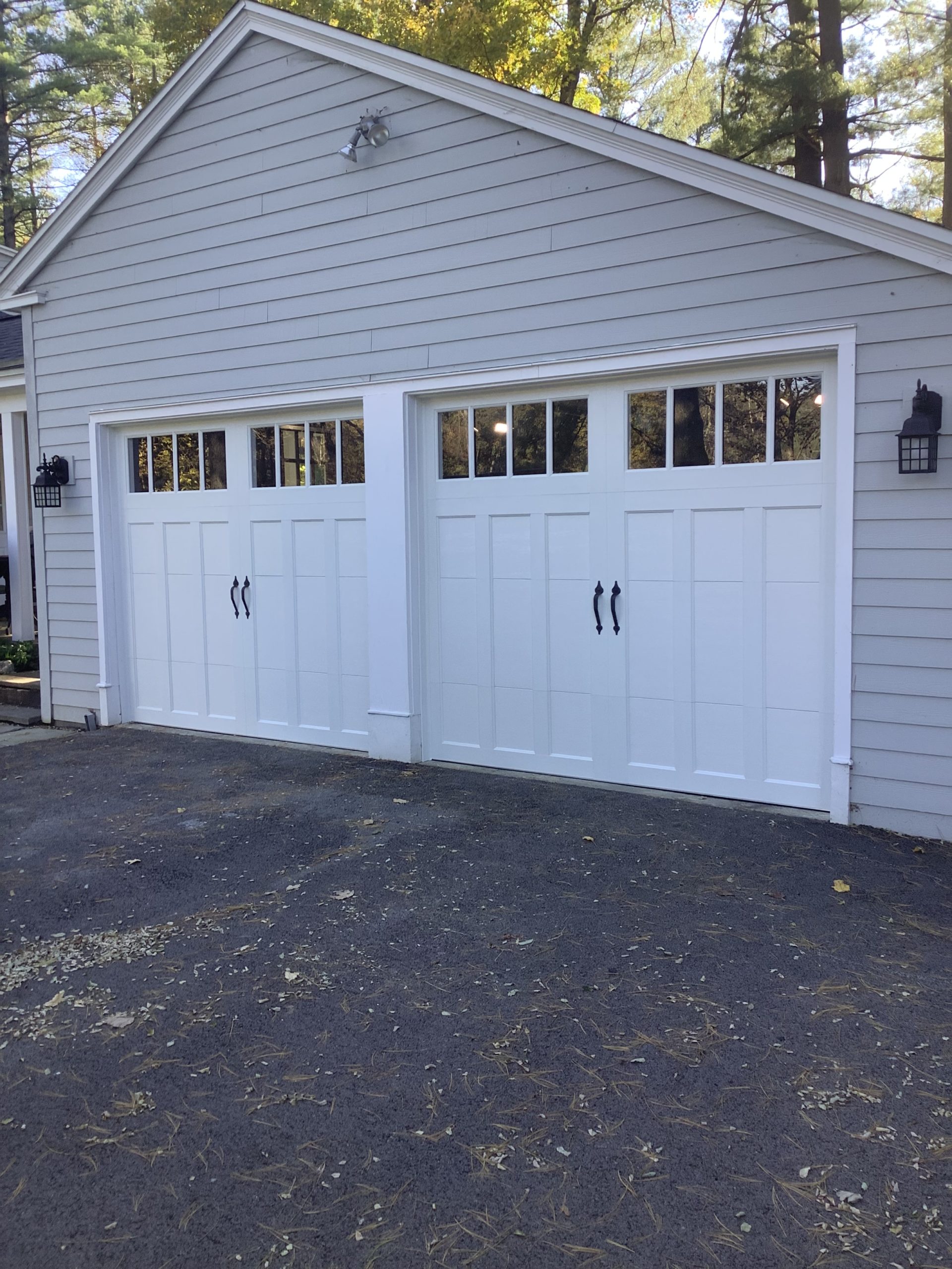 Recessed Panel Garage Door with Windows