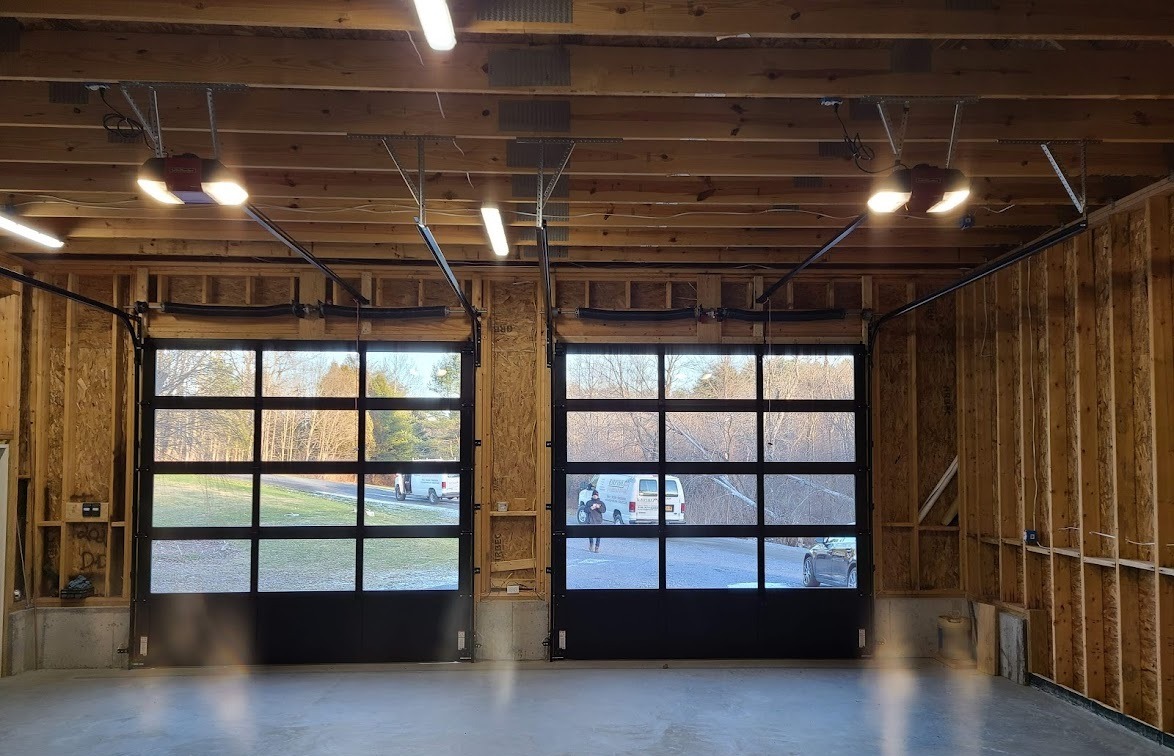 Full-View Glass Garage Doors